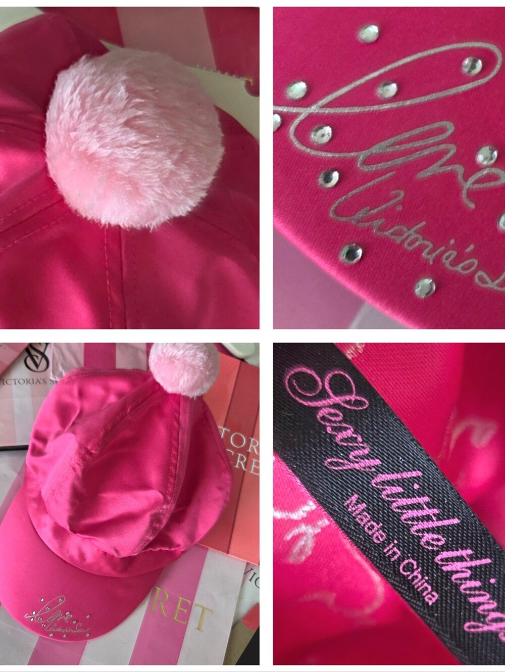 Victoria's Secret VT Sexy Little Things Very Sexy Santa Baby Fur Hat Cosplay